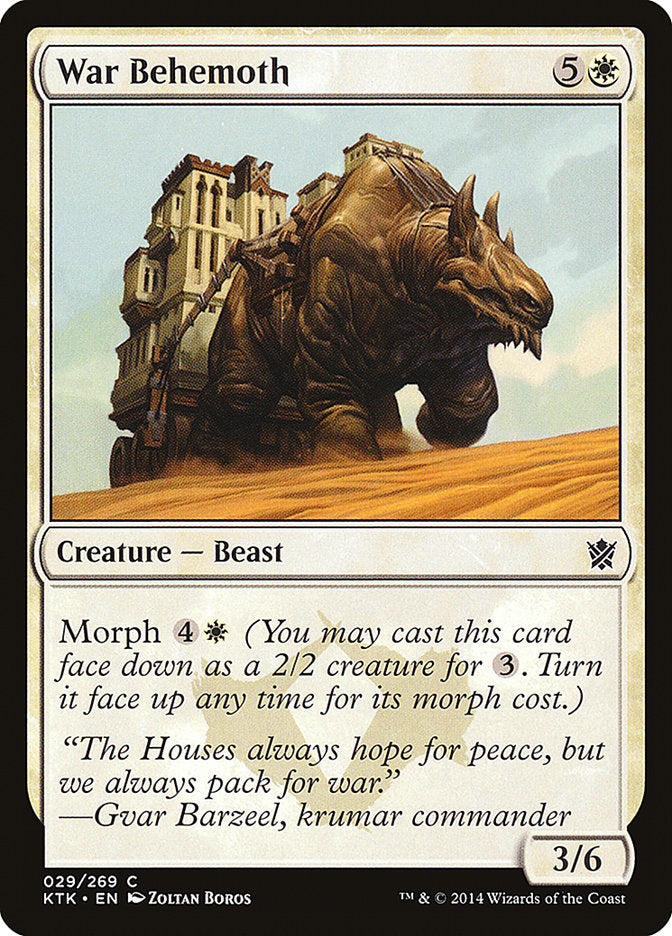 War Behemoth [Khans of Tarkir]