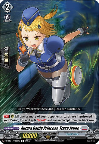 Aurora Battle Princess, Trace Jeune (D-BT04/088EN) [Awakening of Chakrabarthi]