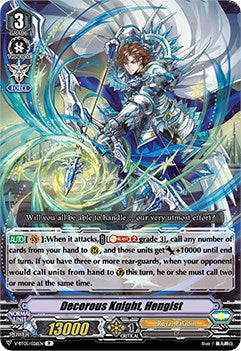 Decorous Knight, Hengist (V-BT05/026EN) [Aerial Steed Liberation]