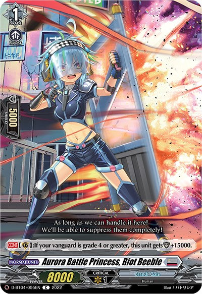 Aurora Battle Princess, Riot Beeble (D-BT04/095EN) [Awakening of Chakrabarthi]