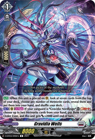 Gravidia Wells (D-BT03/090EN) [Advance of Intertwined Stars]