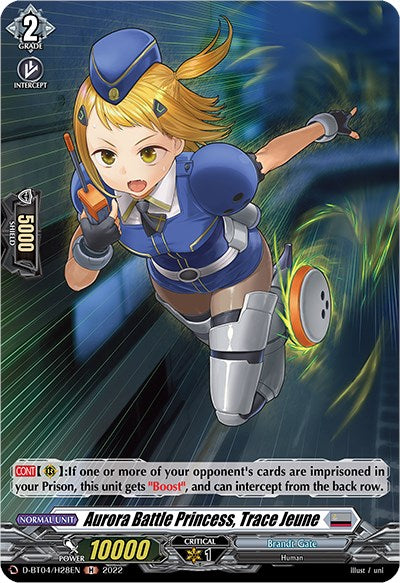 Aurora Battle Princess, Trace Jeune (D-BT04/H28EN) [Awakening of Chakrabarthi]