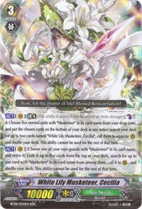 White Lily Musketeer, Cecilia (BT08/004EN) [Blue Storm Armada]