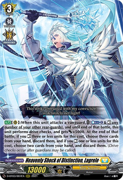 Heavenly Shock of Distinction, Lagrele (D-BT03/007EN) [Advance of Intertwined Stars]