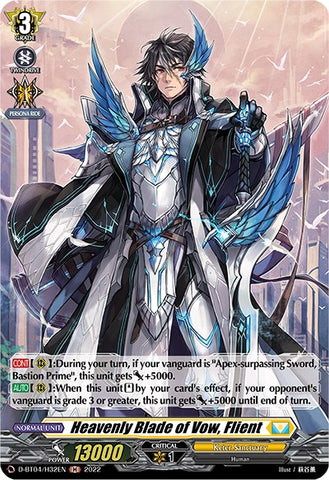 Heavenly Blade of Vow, Flient (D-BT04/H32EN) [Awakening of Chakrabarthi]