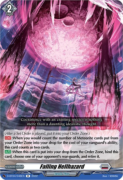 Falling Hellhazard (D-BT04/048EN) [Awakening of Chakrabarthi]