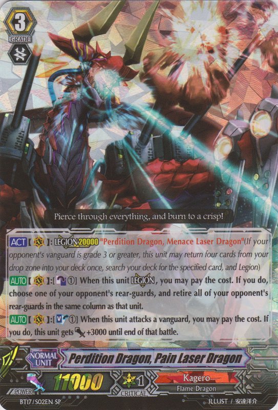 Perdition Dragon, Pain Laser Dragon (BT17/S02EN) [Blazing Perdition ver.E]