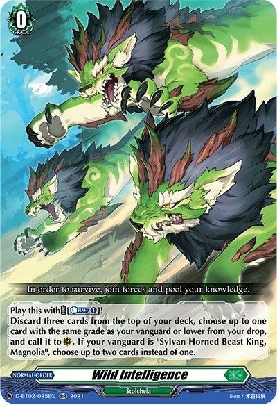 Wild Intelligence (D-BT02/025EN) [A Brush with the Legends]