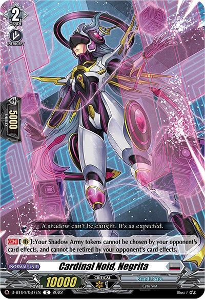 Cardinal Noid, Negrita (D-BT04/087EN) [Awakening of Chakrabarthi]