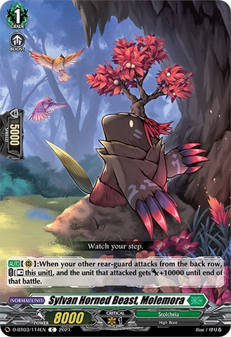 Sylvan Horned Beast, Molemora (D-BT03/114EN) [Advance of Intertwined Stars]