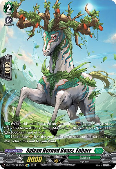 Sylvan Horned Beast, Enbarr (D-BT03/SP25EN) [Advance of Intertwined Stars]