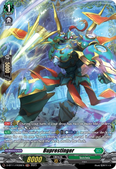 Buprestinger (D-BT11/FR36EN) [Clash of the Heroes]