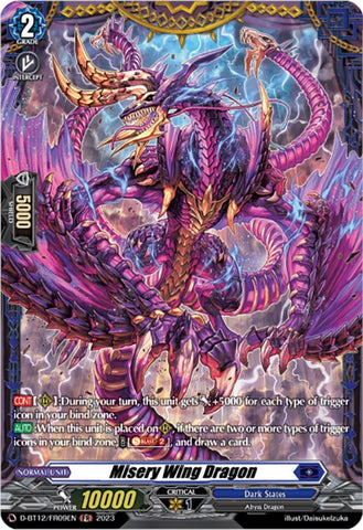 Misery Wing Dragon (D-BT12/FR09EN) [Evenfall Onslaught]