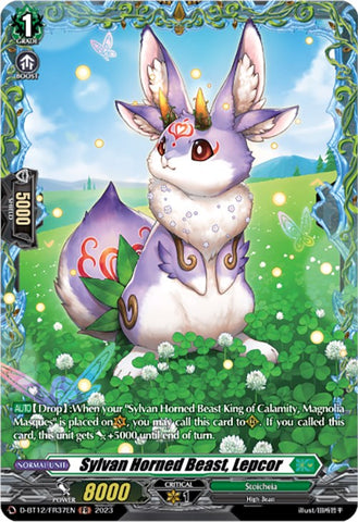 Sylvan Horned Beast, Lepcor (D-BT12/FR37EN) [Evenfall Onslaught]