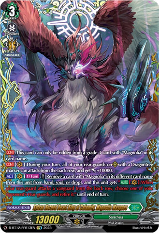 Sylvan Horned Beast King of Calamity, Magnolia Masques (D-BT12/FFR13EN) [Evenfall Onslaught]