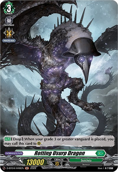 Rotting Usurp Dragon (D-BT04/H46EN) [Awakening of Chakrabarthi]