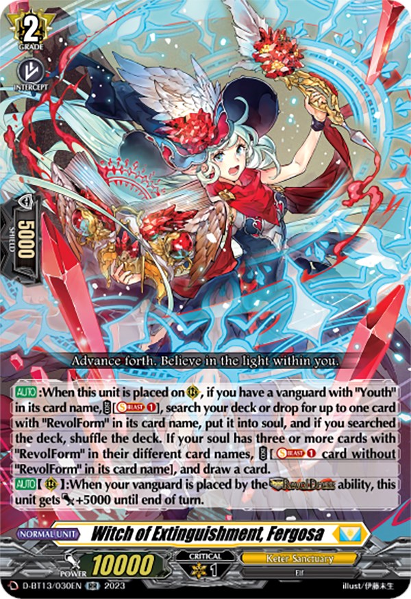 Witch of Extinguishment, Fergosa (D-BT13/030EN) [Flight of Chakrabarthi]