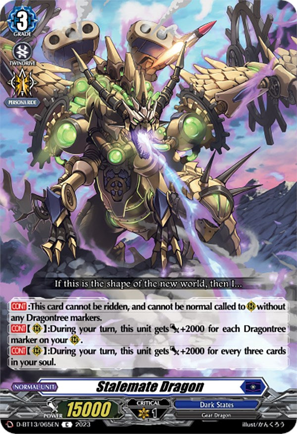 Stalemate Dragon (D-BT13/065EN) [Flight of Chakrabarthi]