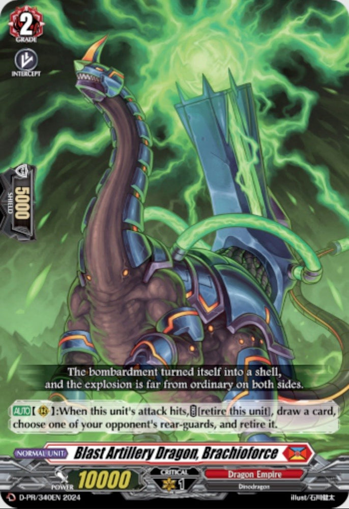 Blast Artillery Dragon, Brachioforce (D-PR/340EN) [D Promo Cards]