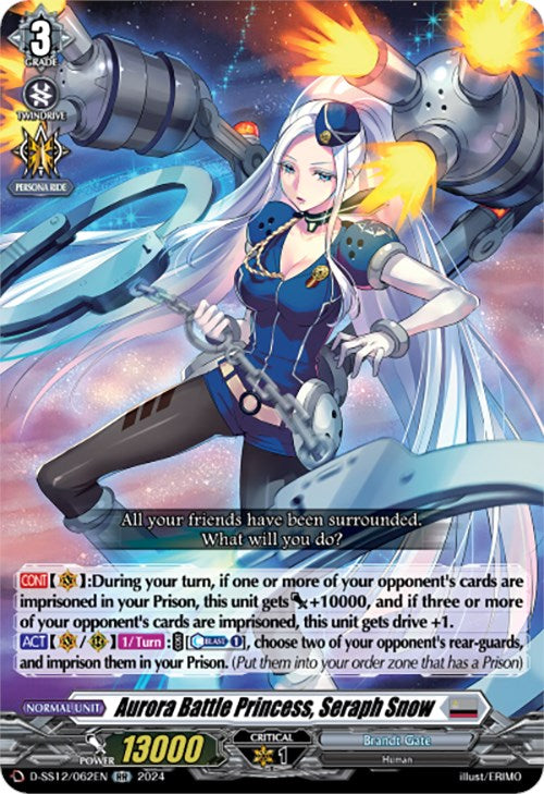 Aurora Battle Princess, Seraph Snow (D-SS12/062EN) [Triple Drive]