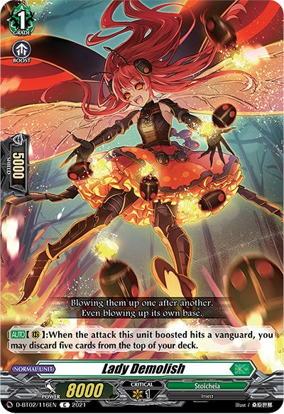 Lady Demolish (D-BT02/116EN) [A Brush with the Legends]