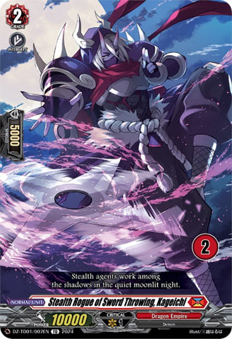 Stealth Rogue of Sword Throwing, Kageichi (2) (DZ-TD01/007EN) [Start Up Trial Deck: Dragon Empire]