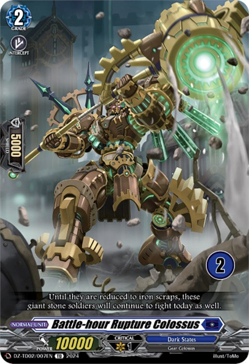 Battle-hour Rupture Colossus (2) (DZ-TD02/007EN) [Start Up Trial Deck: Dark States]