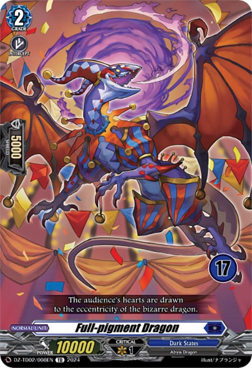 Full-pigment Dragon (17) (DZ-TD02/008EN) [Start Up Trial Deck: Dark States]