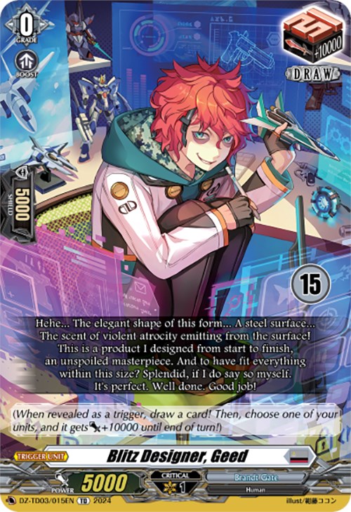 Blitz Designer, Geed (15) (DZ-TD03/015EN) [Start Up Trial Deck: Brandt Gate]