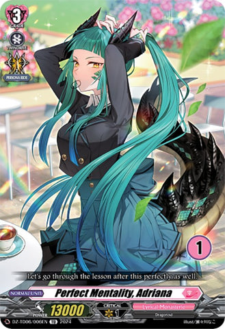 Perfect Mentality, Adriana (1) (DZ-TD06/006EN) [Start Up Trial Deck: Lyrical Monasterio]