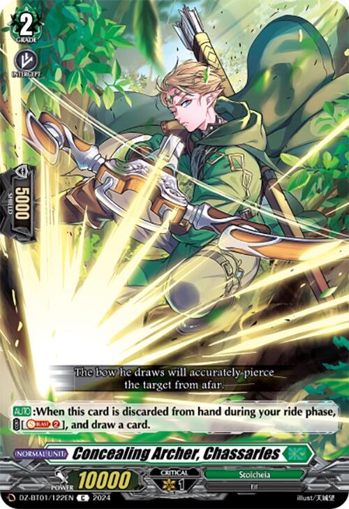 Concealing Archer, Chassarles (DZ-BT01/122EN) [Fated Clash]