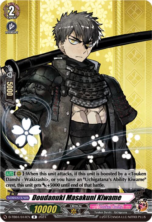 Doudanuki Masakuni Kiwame (D-TB04/044EN) [Touken Ranbu ONLINE 2023]