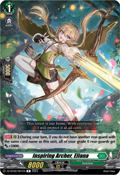 Inspiring Archer, Eliana (DZ-BT02/061EN) [Illusionless Strife]