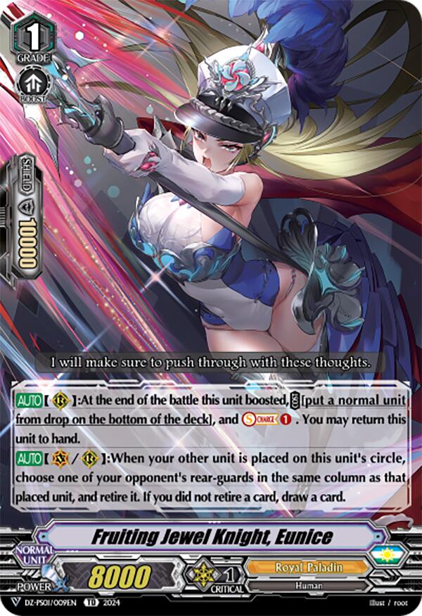 Fruiting Jewel Knight, Eunice (DZ-PS01/009EN) [DZ-PS01: Premium Deckset "Jewel Knight"]