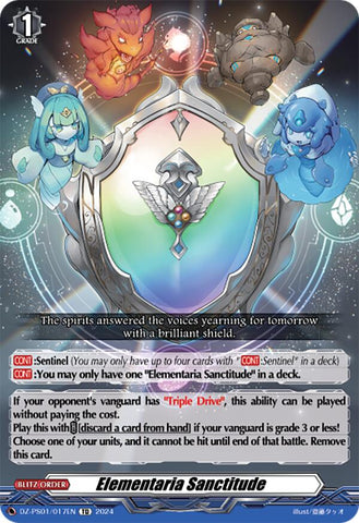 Elementaria Sanctitude (DZ-PS01/017EN) [DZ-PS01: Premium Deckset "Jewel Knight"]