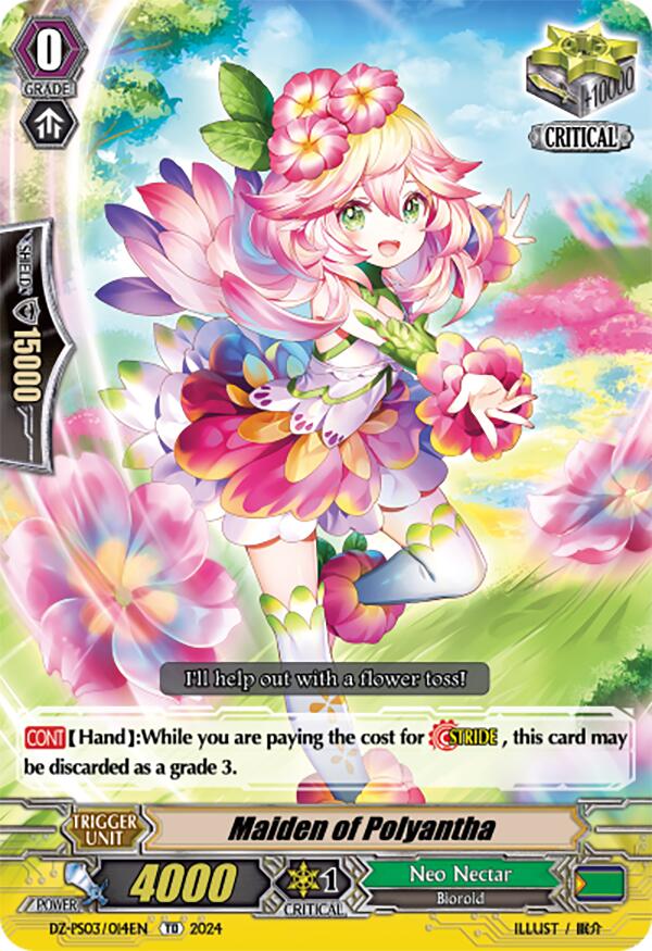 Maiden of Polyantha (DZ-PS03/014EN) [Trial Deck 3: Golden Mechanical Soldier]