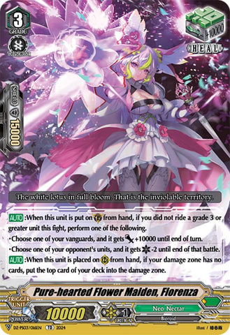 Pure-hearted Flower Maiden, Fiorenza (DZ-PS03/016EN) [Trial Deck 3: Golden Mechanical Soldier]