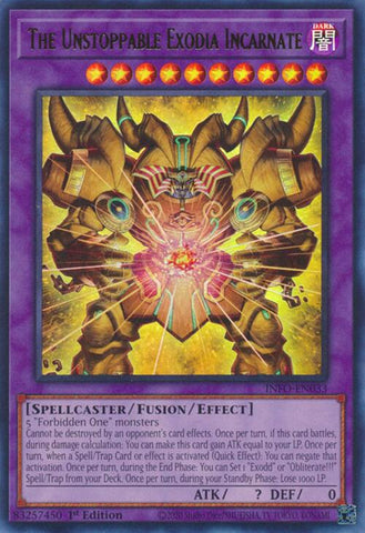 The Unstoppable Exodia Incarnate [INFO-EN033] Ultra Rare