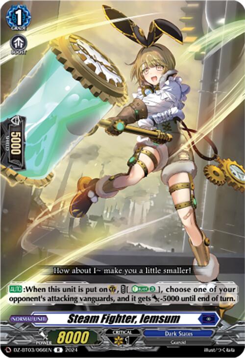 Steam Fighter, Iemsum (DZ-BT03/066EN) [Dimensional Transcendence]