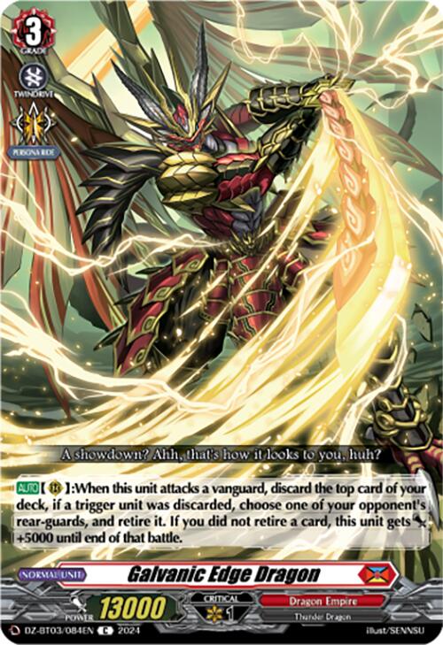 Galvanic Edge Dragon (DZ-BT03/084EN) [Dimensional Transcendence]