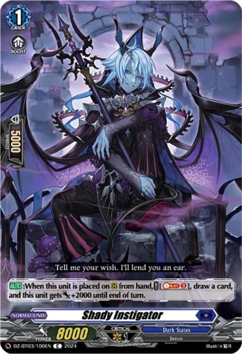 Shady Instigator (DZ-BT03/100EN) [Dimensional Transcendence]