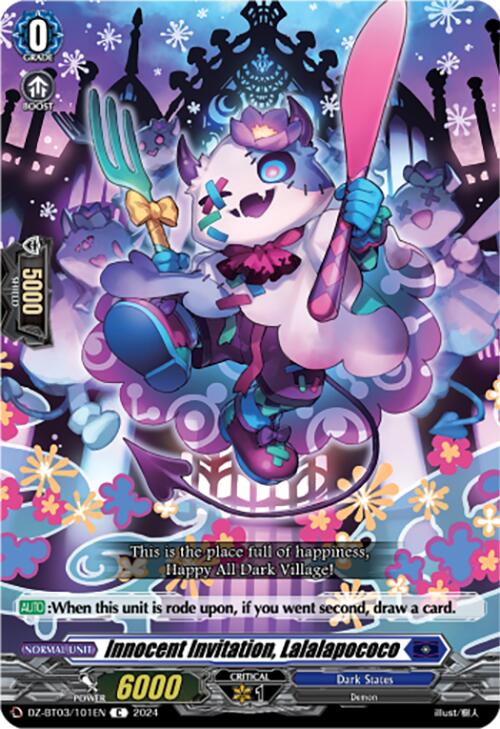 Innocent Invitation, Lalalapococo (DZ-BT03/101EN) [Dimensional Transcendence]