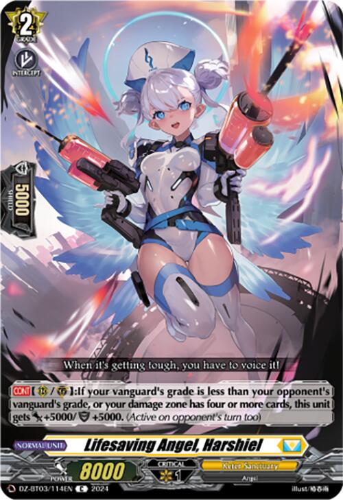 Lifesaving Angel, Harshiel (DZ-BT03/114EN) [Dimensional Transcendence]