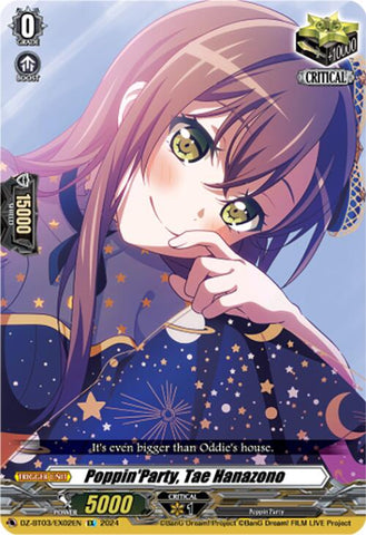 Poppin'Party, Tae Hanazono (DZ-BT03/EX02EN) [Dimensional Transcendence]