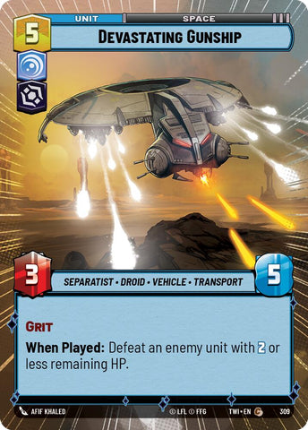 Devastating Gunship (Hyperspace) (309) [Twilight of the Republic]