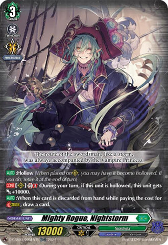 Mighty Rogue, Nightstorm (TDR) (DZ-SS03/005EN-R) [DZ-SS03: Stride Deckset -Nightrose-]