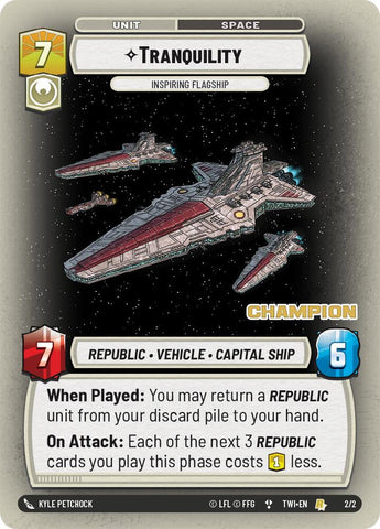 Tranquility - Inspiring Flagship (Champion) (2/2) [Store Showdown Promos]