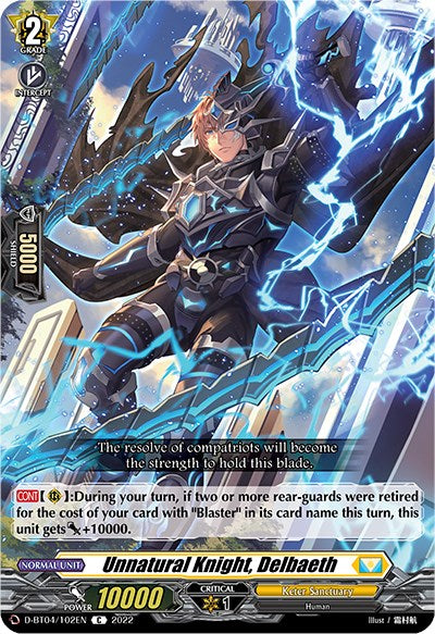 Unnatural Knight, Delbaeth (D-BT04/102EN) [Awakening of Chakrabarthi]