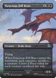 Voracious Fell Beast (Borderless Alternate Art) [The Lord of the Rings: Tales of Middle-Earth]