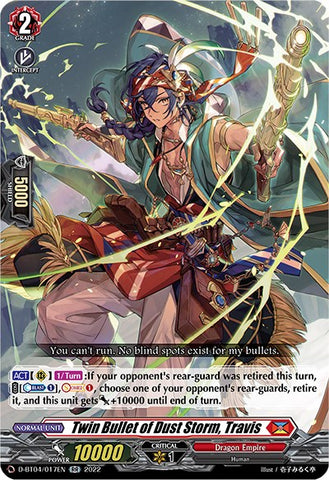 Twin Bullet of Dust Storm, Travis (D-BT04/017EN) [Awakening of Chakrabarthi]